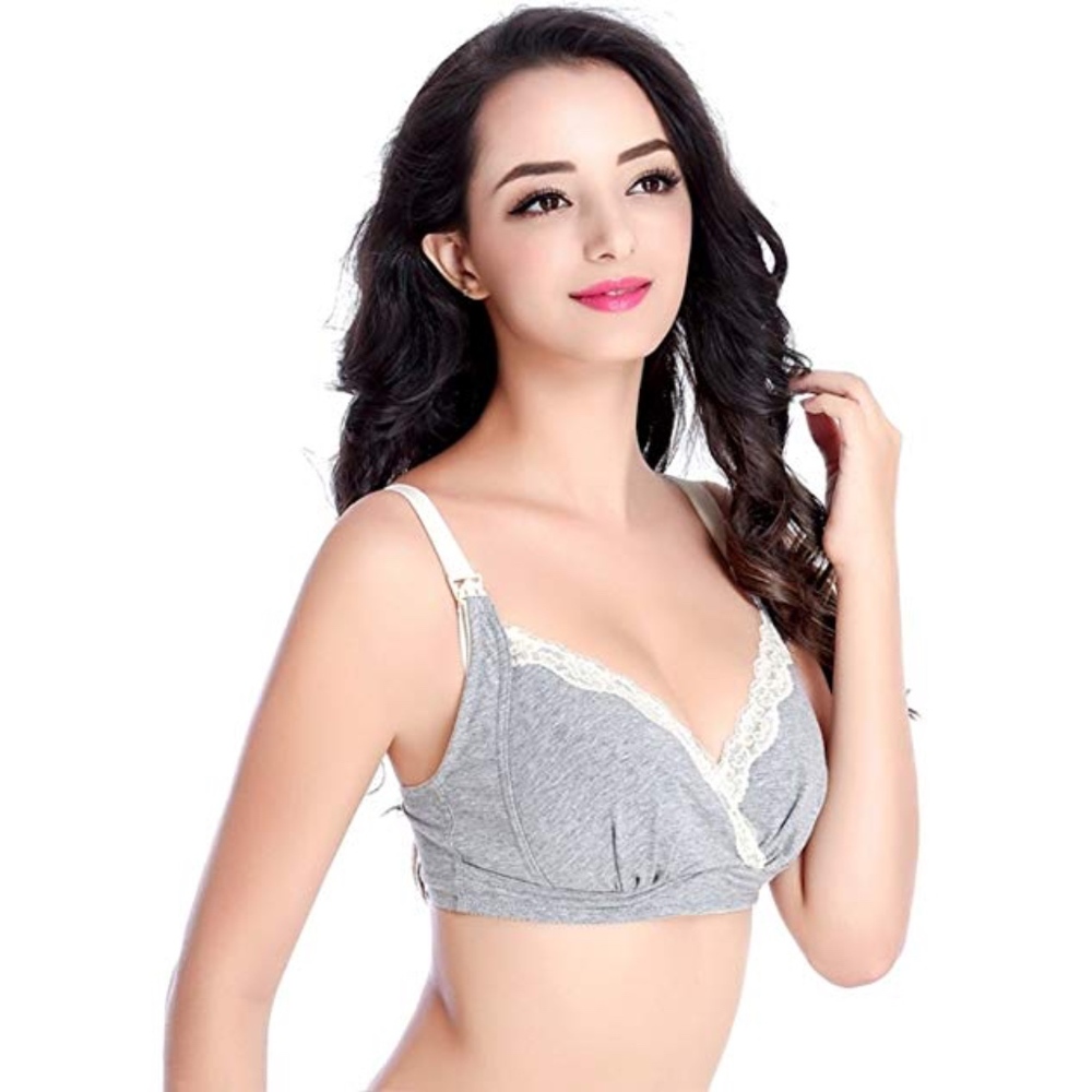 New Nursing Bra Cotton Wireless Pack of 2
